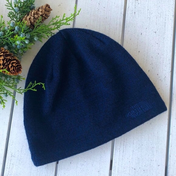The North Face Accessories | The North Face Navy Wool Blend Unisex Jim Beanie Hat | Color: Blue | Size: Os | Pm-73203001's Closet